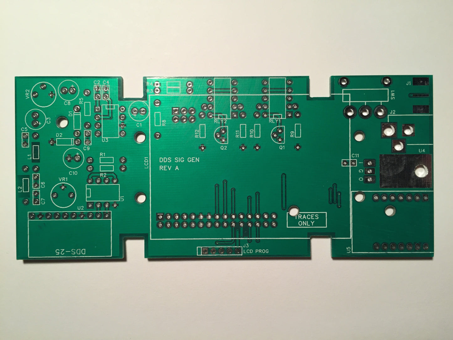 100 Hz to 10 MHz Signal Generator Circuit Board