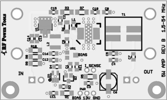 5W Driver Amp Circuit Board